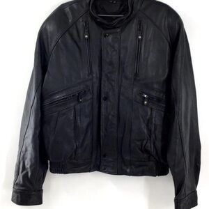 Harley-Davidson Black Bomber Jacket with Classic Motorcycle Style
